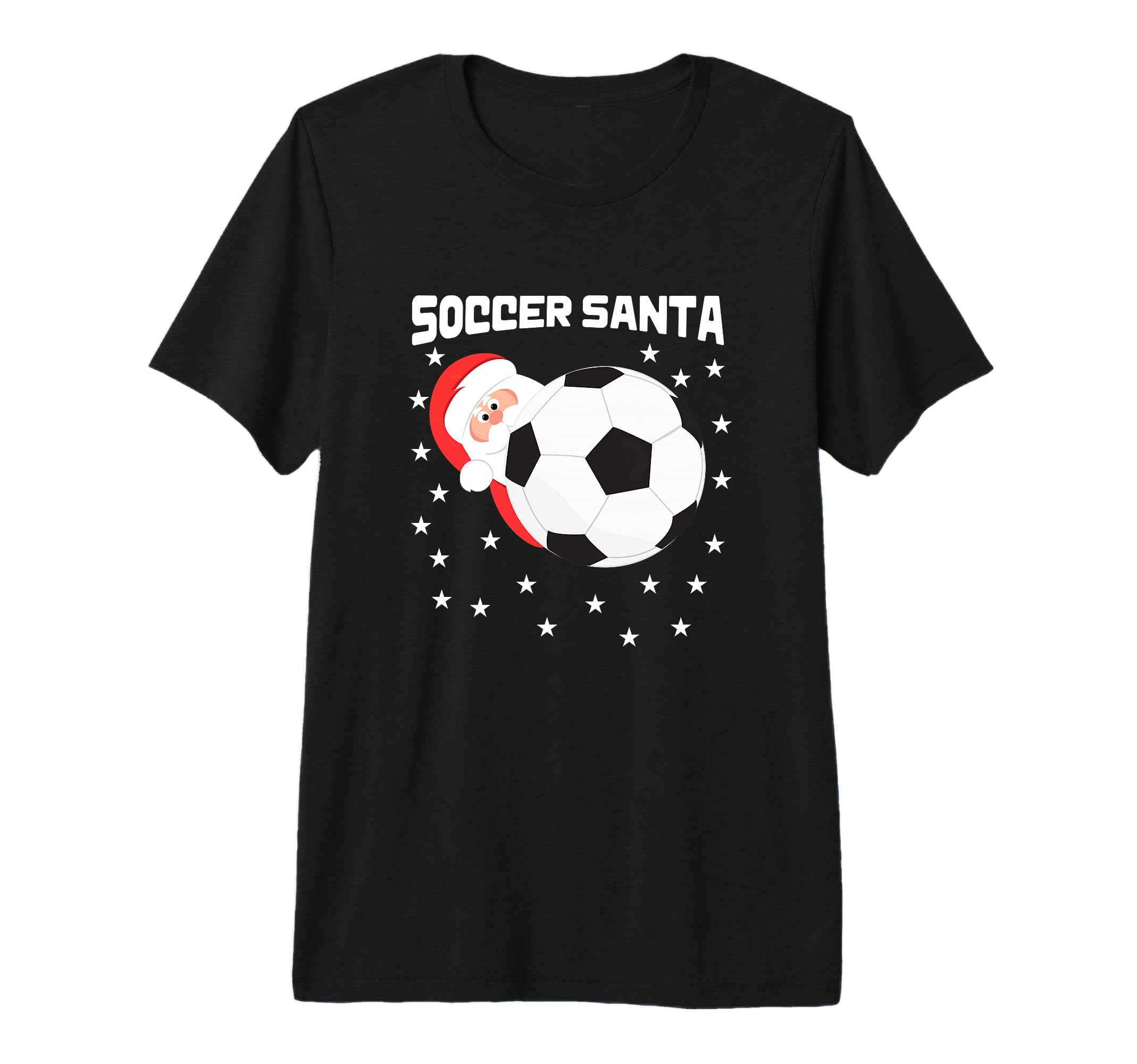 Soccer Goalkeeper Holiday Santa Claus T-Shirt - Fun Novelty Design Unisex - T-Shirt, Sweatshirt, Hoodie