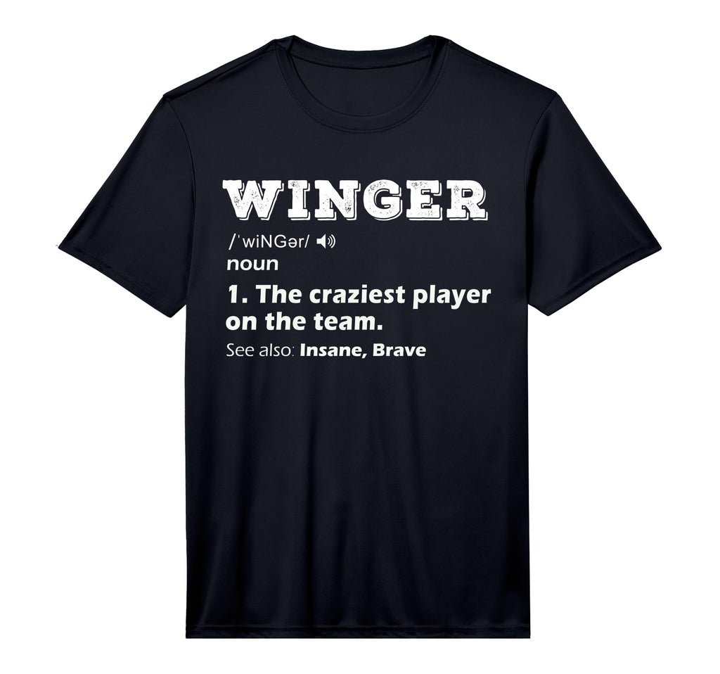 Winger Position Soccer Player Football T-Shirt - Aesthetic Graphic Unisex - T-Shirt, Sweatshirt, Hoodie