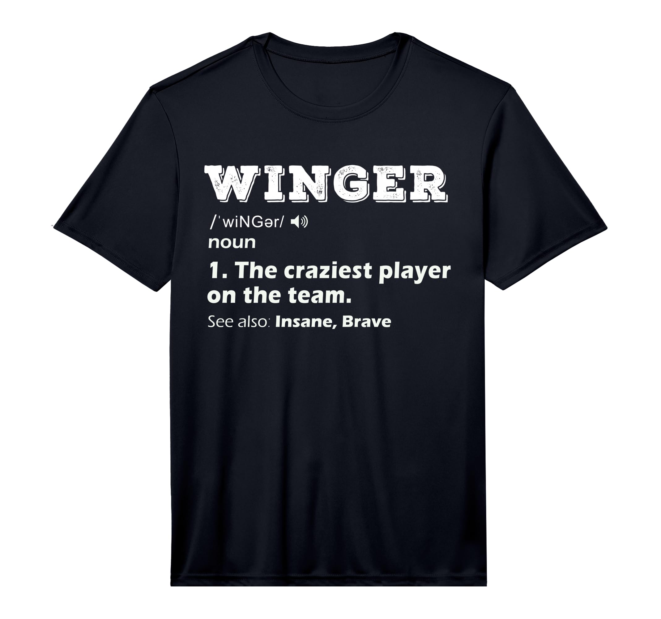 Winger Position Soccer Player Football T-Shirt - Aesthetic Graphic Unisex - T-Shirt, Sweatshirt, Hoodie
