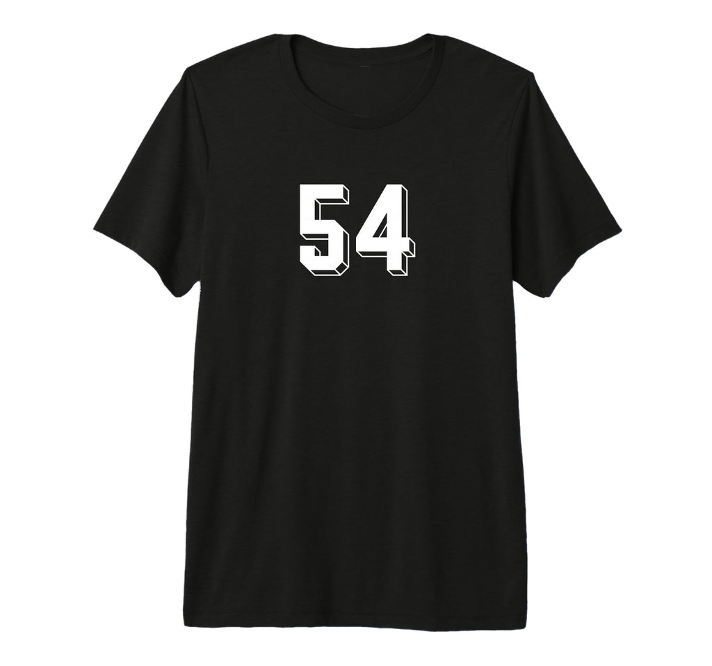 Number 54 80S 90S Soccer Team Jersey T-Shirt - Unique Graphic for Adults - T-Shirt, Sweatshirt, Hoodie