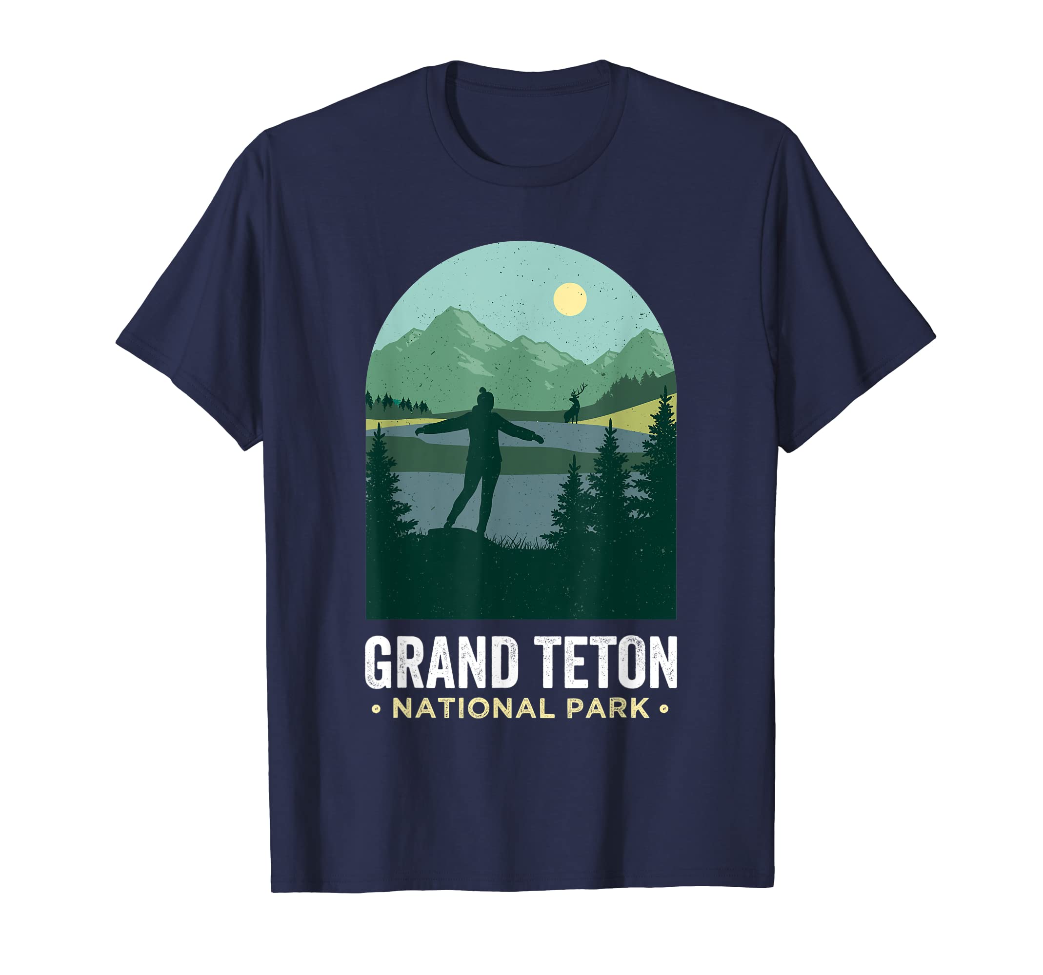 Grand Tetons Grand Teton National Park T-Shirt - Graphic Print for Adults - T-Shirt, Sweatshirt, Hoodie