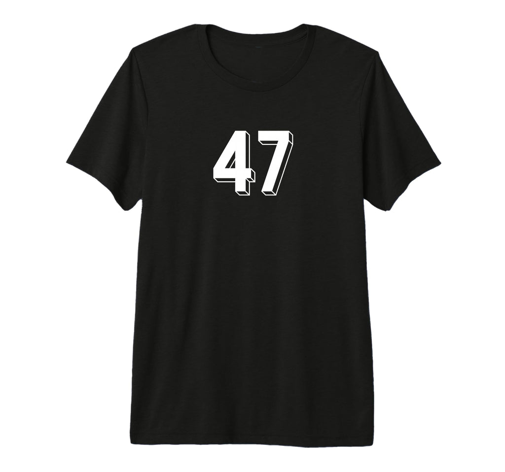 Number 47 80S 90S Soccer Team Jersey T-Shirt - Fun Novelty Design Unisex - T-Shirt, Sweatshirt, Hoodie