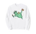 No Kings Statue Liberty Soccer Sweatshirt - Trendy Graphic Men Women - T-Shirt, Sweatshirt, Hoodie