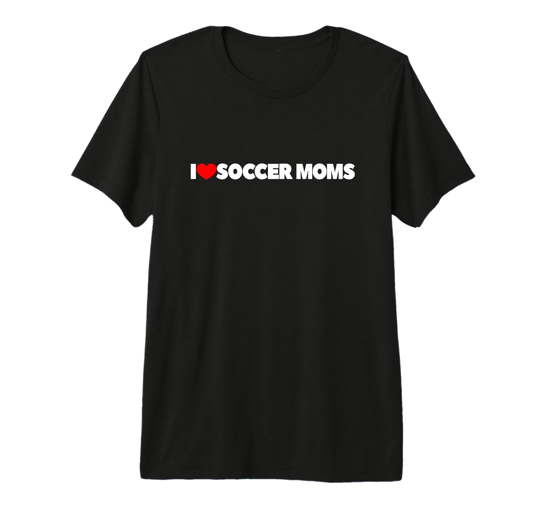 I Love Heart Soccer Moms Tri Blend T-Shirt - Minimalist Print Unisex - T-Shirt, Sweatshirt, Hoodie