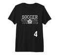 Number 4 Soccer Mom Mothers Day 4 T-Shirt - Custom Art Print Men Women - T-Shirt, Sweatshirt, Hoodie