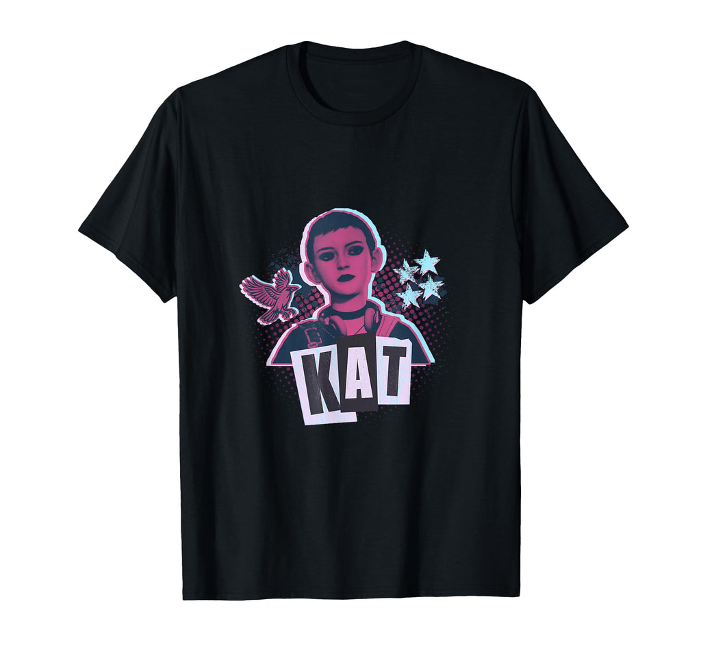 Kat Mikaelsen Short Hair 90S Grunge T-Shirt - Graphic Print for Adults - T-Shirt, Sweatshirt, Hoodie