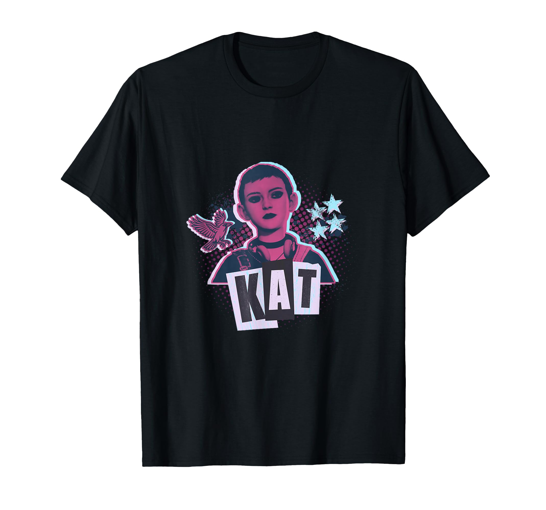 Kat Mikaelsen Short Hair 90S Grunge T-Shirt - Graphic Print for Adults - T-Shirt, Sweatshirt, Hoodie