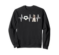 Soccer Bearded Collie Heartbeat Sweatshirt - Fun Novelty Design Men Women - T-Shirt, Sweatshirt, Hoodie