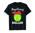 Busy Raising Baller Funny Tennis Mom T-Shirt - Unique Graphic Unisex - T-Shirt, Sweatshirt, Hoodie