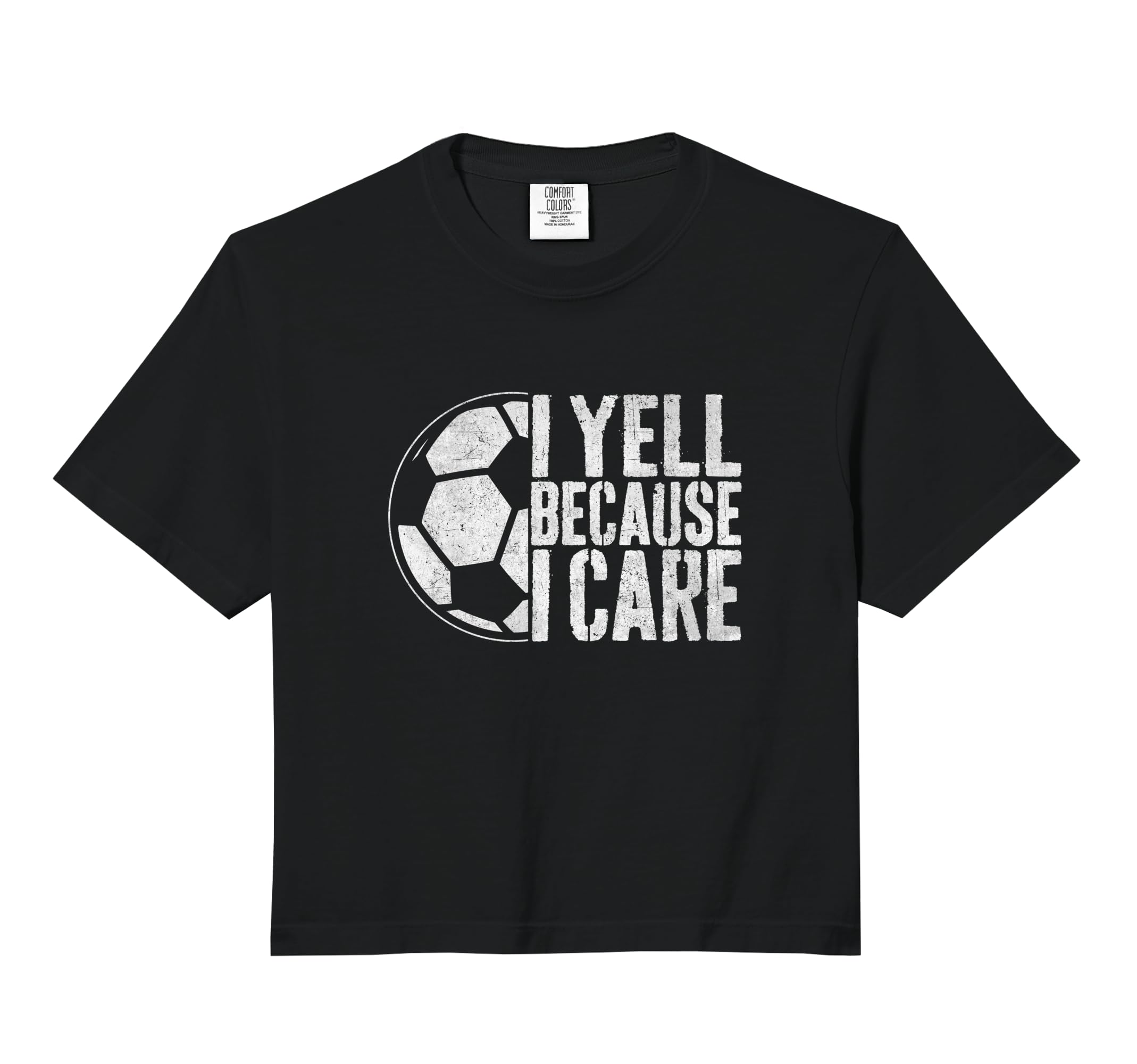I Yell Because I Care Soccer Parent Sweatshirt - Aesthetic Graphic Unisex - T-Shirt, Sweatshirt, Hoodie