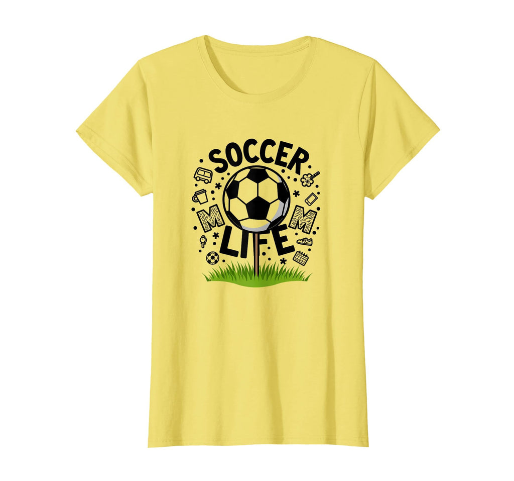 Soccer Mom Life Fun Sports Fan T-Shirt - Aesthetic Graphic Men Women - T-Shirt, Sweatshirt, Hoodie