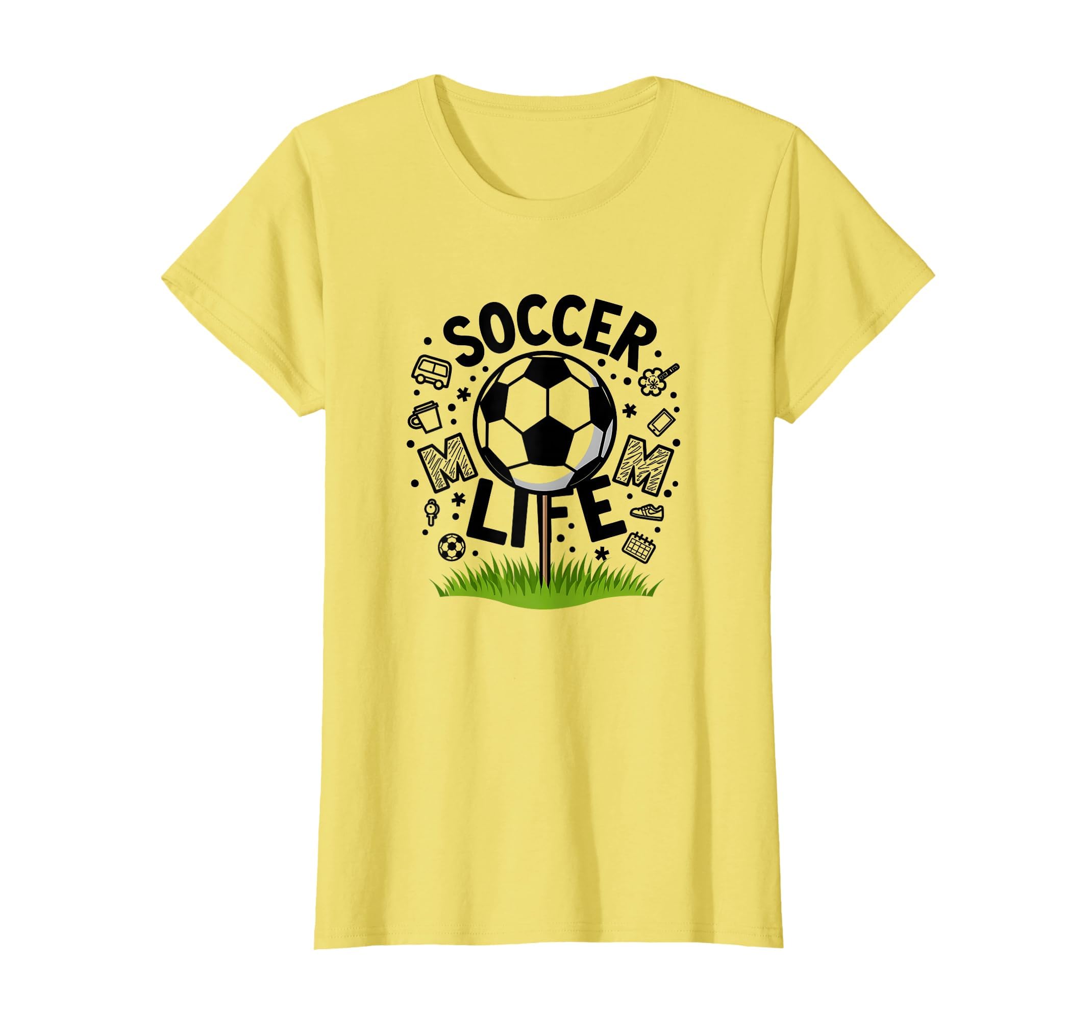 Soccer Mom Life Fun Sports Fan T-Shirt - Aesthetic Graphic Men Women - T-Shirt, Sweatshirt, Hoodie