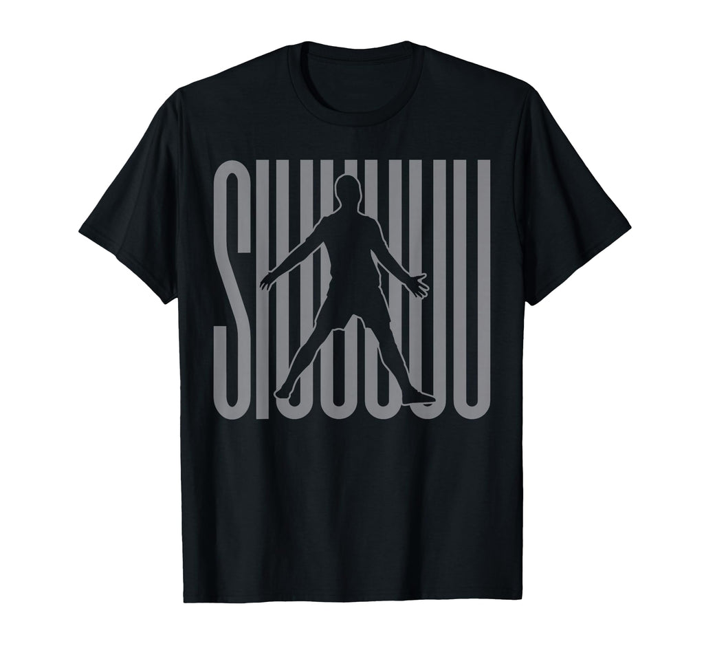 Funny Soccer Football Soccer Player Siuuu T-Shirt - Minimalist Print Unisex - T-Shirt, Sweatshirt, Hoodie