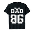 Number 86 Custom Proud Soccer Futbol T-Shirt - Custom Art Print for Adults - T-Shirt, Sweatshirt, Hoodie