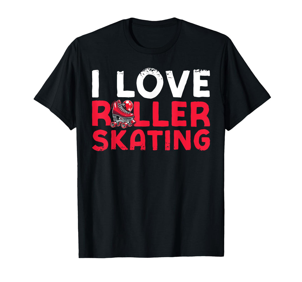 Roller Skating Skate 1970S I Love Roller T-Shirt - Novelty Apparel Unisex - T-Shirt, Sweatshirt, Hoodie
