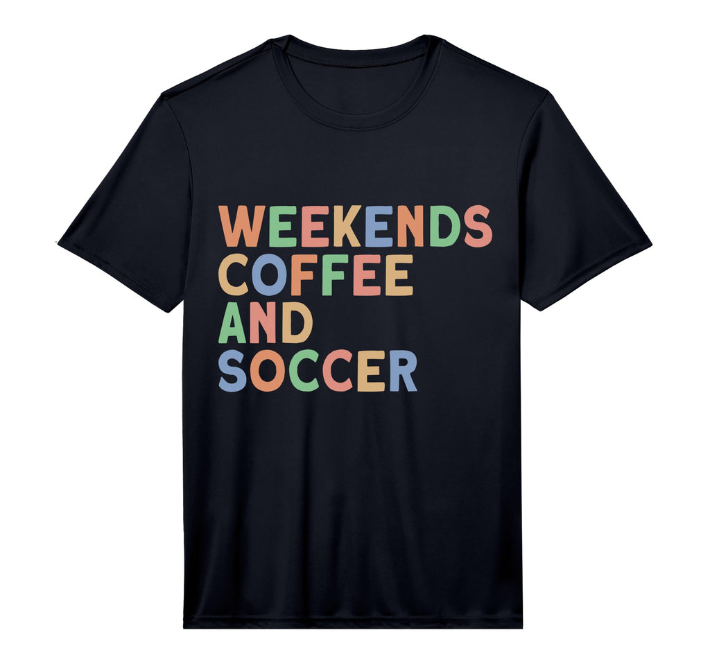 Mens Weekends Coffee And Soccer T-Shirt - Aesthetic Graphic Men Women - T-Shirt, Sweatshirt, Hoodie
