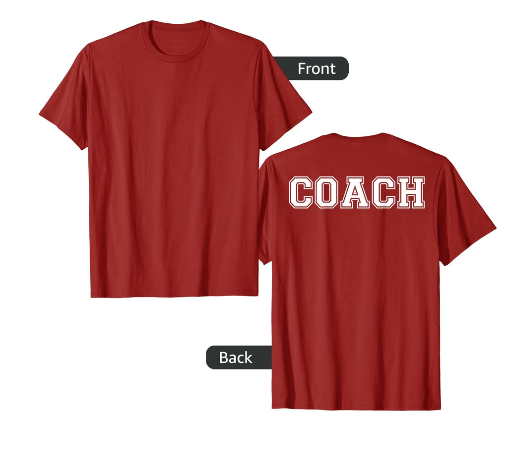 Coach Back T-Shirt - Aesthetic Graphic Men Women - T-Shirt, Sweatshirt, Hoodie