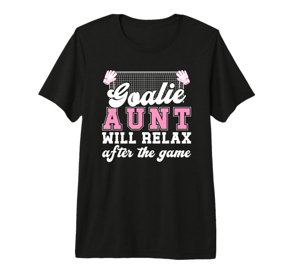 Funny Soccer Goalie Aunt Soccer T-Shirt - Minimalist Print for Adults - T-Shirt, Sweatshirt, Hoodie