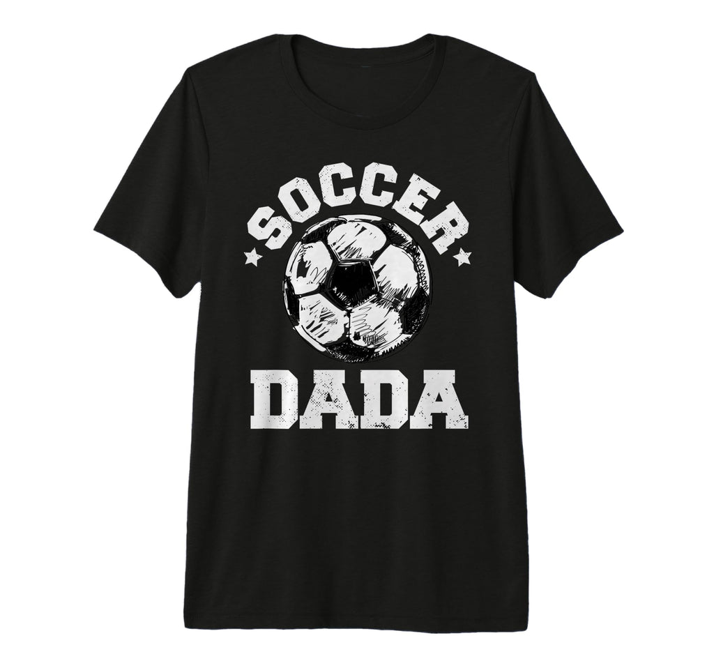 Mens Soccer Dada Soccer Ball Distressed T-Shirt - Unique Graphic Unisex - T-Shirt, Sweatshirt, Hoodie