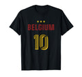 Belgium Soccer 10 Football Game Fan T-Shirt - Graphic Print for Adults - T-Shirt, Sweatshirt, Hoodie