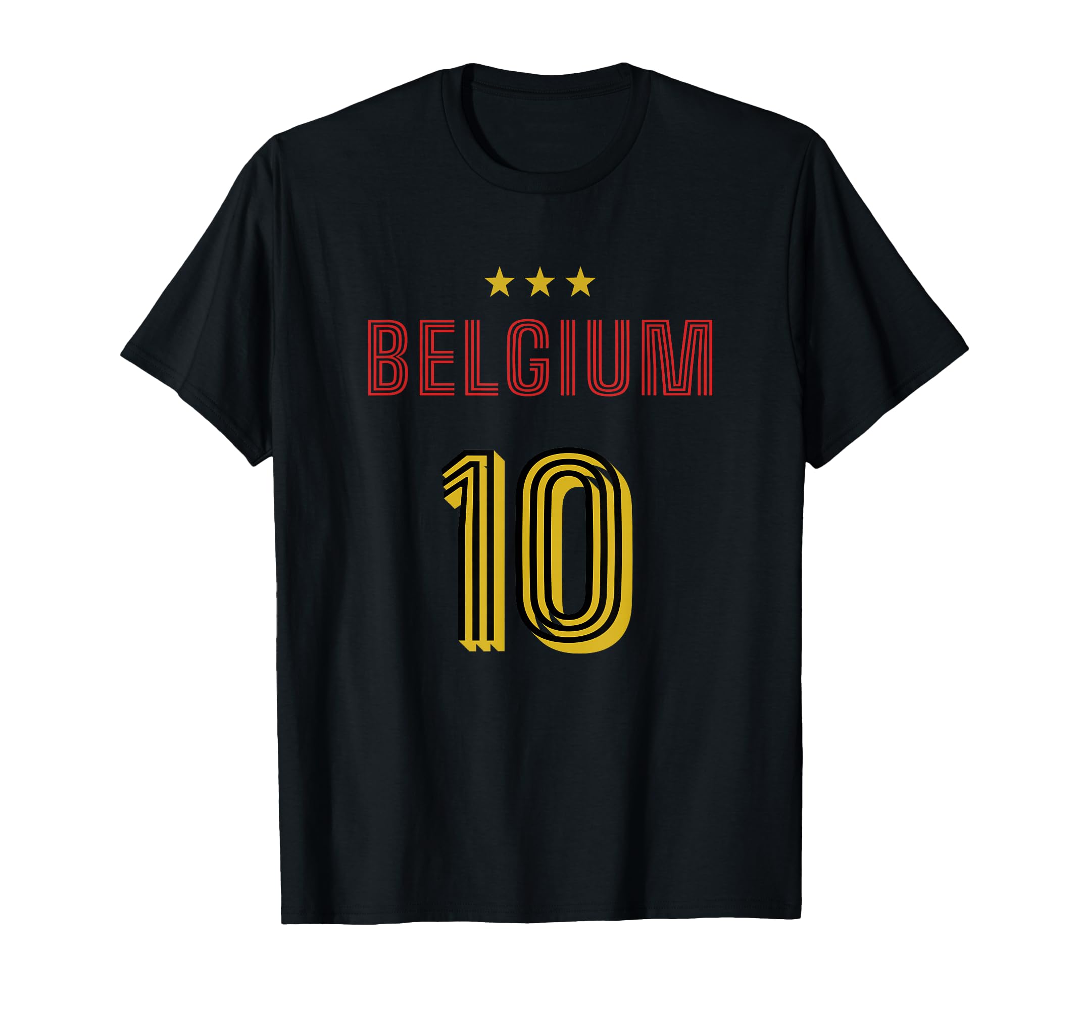 Belgium Soccer 10 Football Game Fan T-Shirt - Graphic Print for Adults - T-Shirt, Sweatshirt, Hoodie