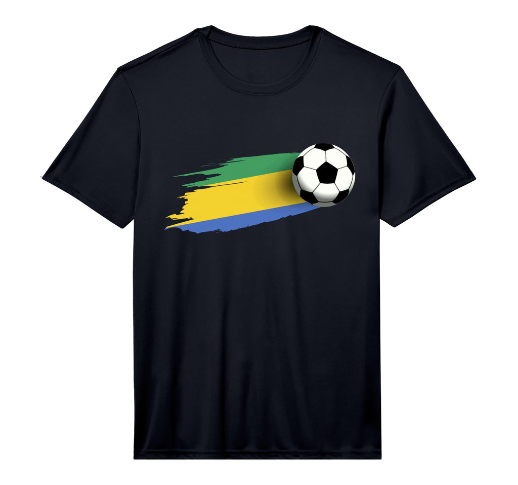 Gabon Flag Gabonese Soccer Flag Gabonese T-Shirt - Custom Art Print Unisex - T-Shirt, Sweatshirt, Hoodie