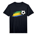 Gabon Flag Gabonese Soccer Flag Gabonese T-Shirt - Custom Art Print Unisex - T-Shirt, Sweatshirt, Hoodie