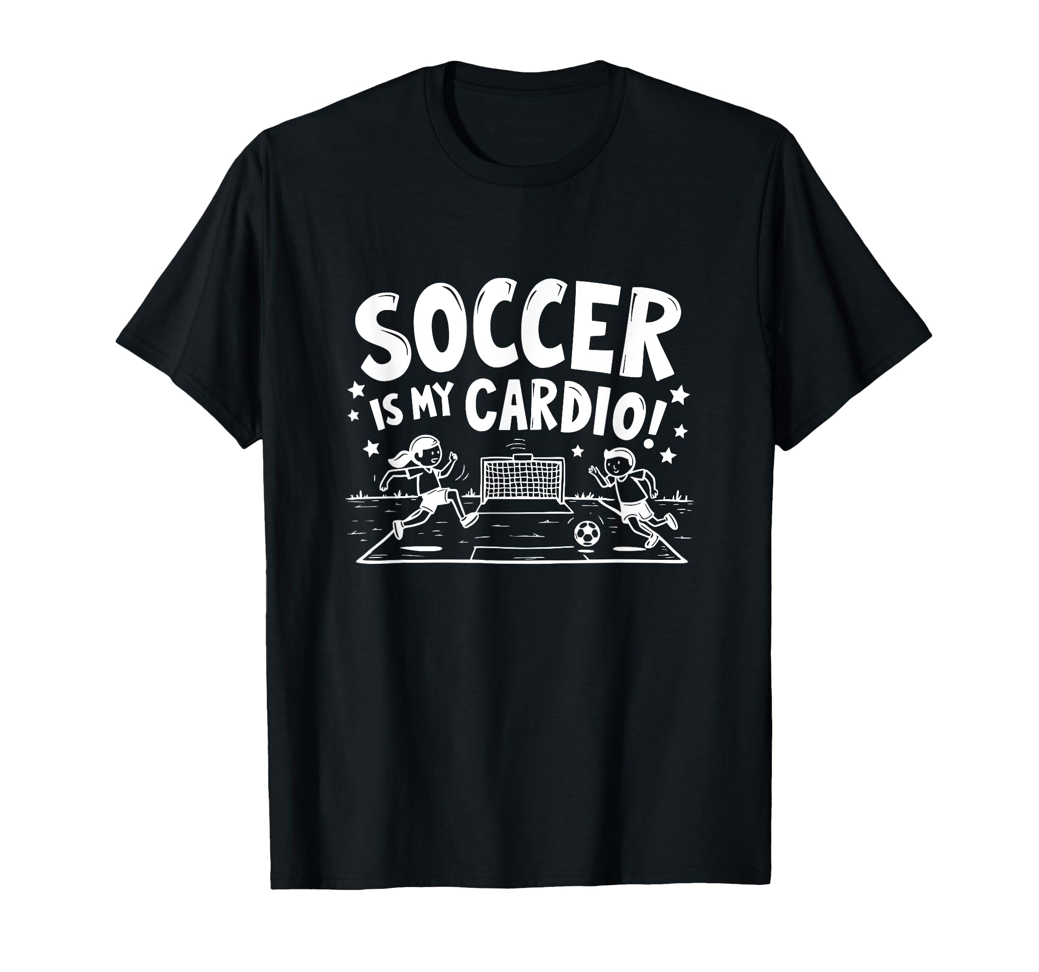 Soccer Is My Cardio Fun Soccer Lovers T-Shirt - Unique Graphic Men Women - T-Shirt, Sweatshirt, Hoodie