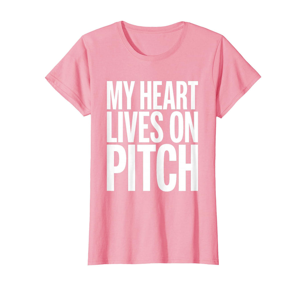 My Heart Lives Pitch Soccer Lover T-Shirt - Casual Everyday Wear Men Women - T-Shirt, Sweatshirt, Hoodie