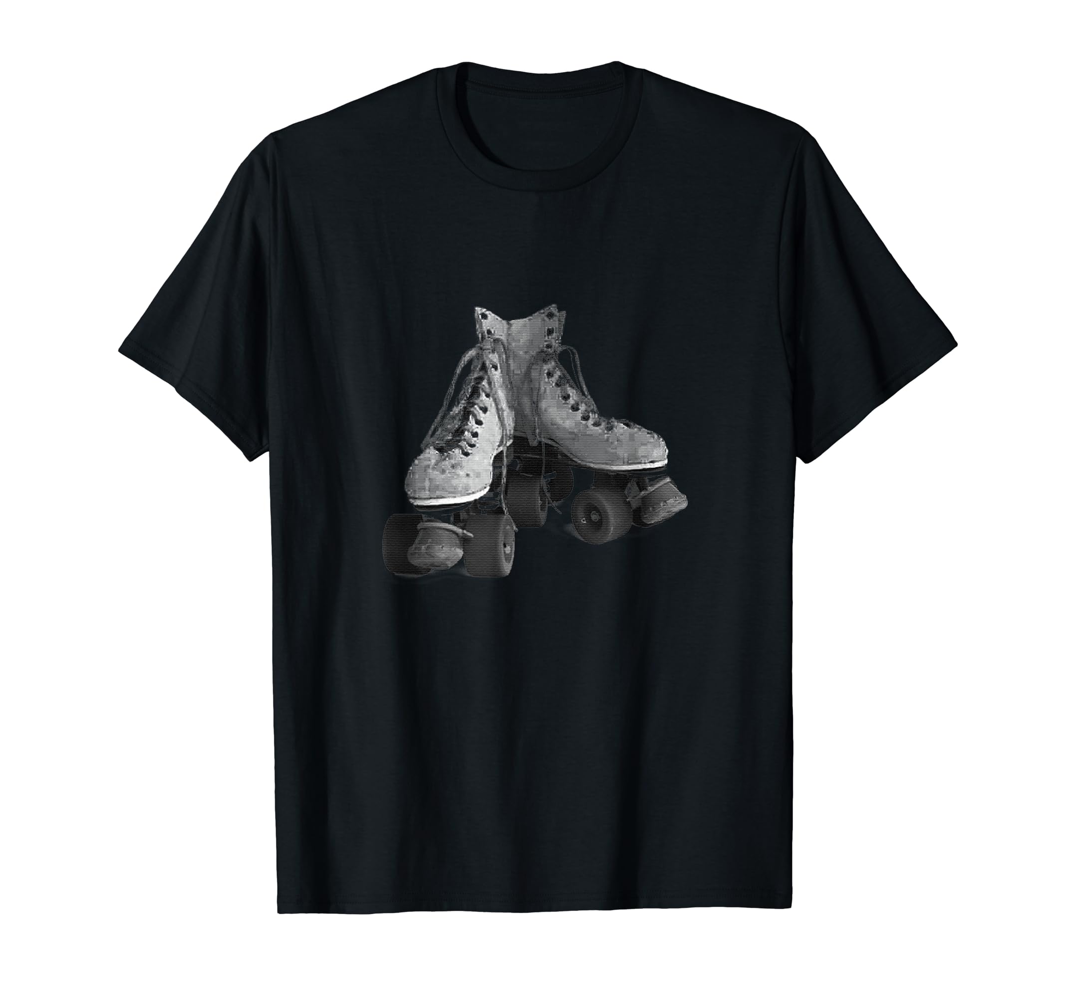 Pair Roller Skates Skating Rink T-Shirt - Aesthetic Graphic Unisex - T-Shirt, Sweatshirt, Hoodie