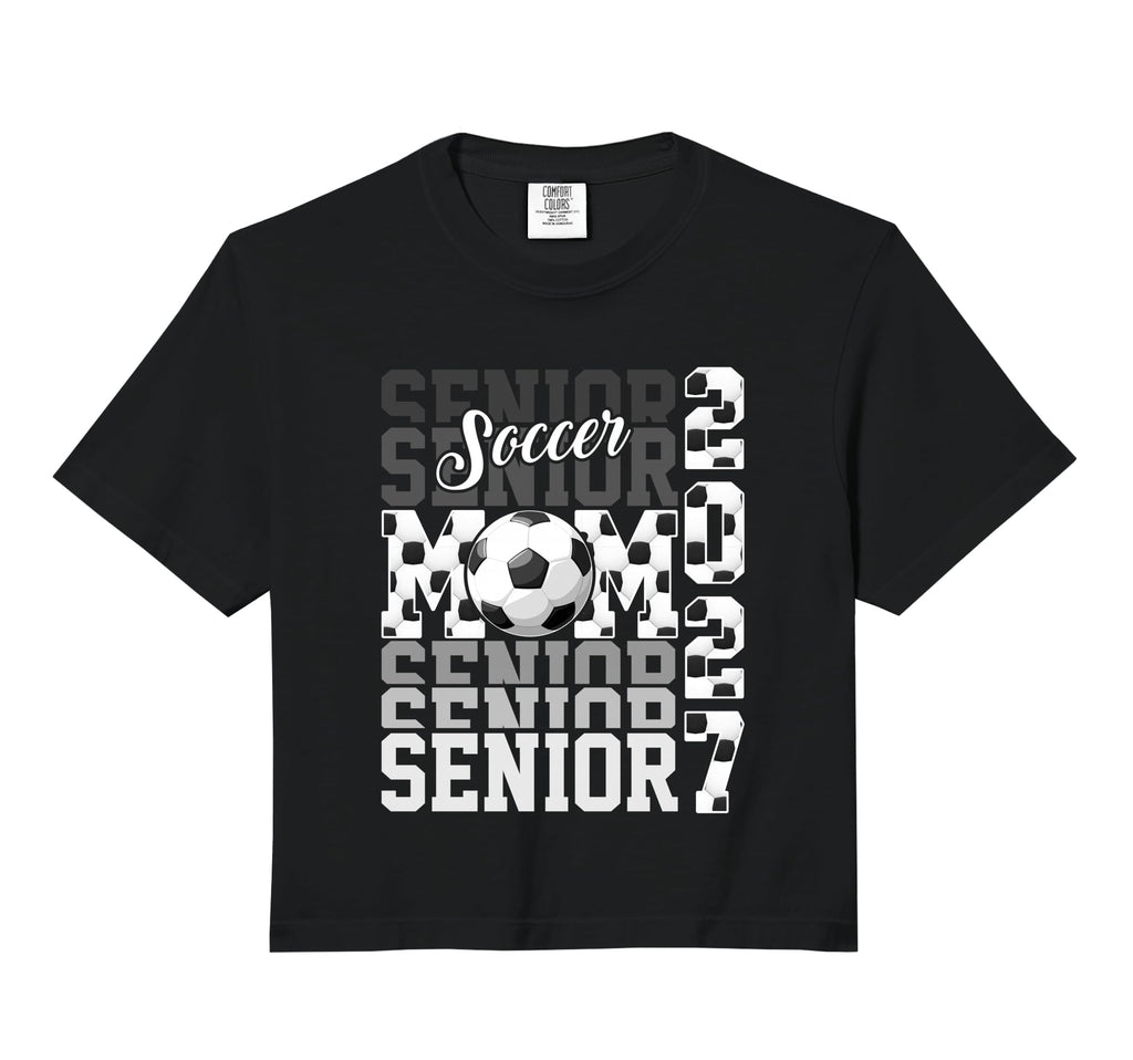 Senior 2027 Soccer Mom Proud Family Hoodie - Graphic Print Unisex - T-Shirt, Sweatshirt, Hoodie