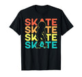 Roller Skating Skate 1970S Black Afro Skate T-Shirt - Trendy Graphic Unisex - T-Shirt, Sweatshirt, Hoodie
