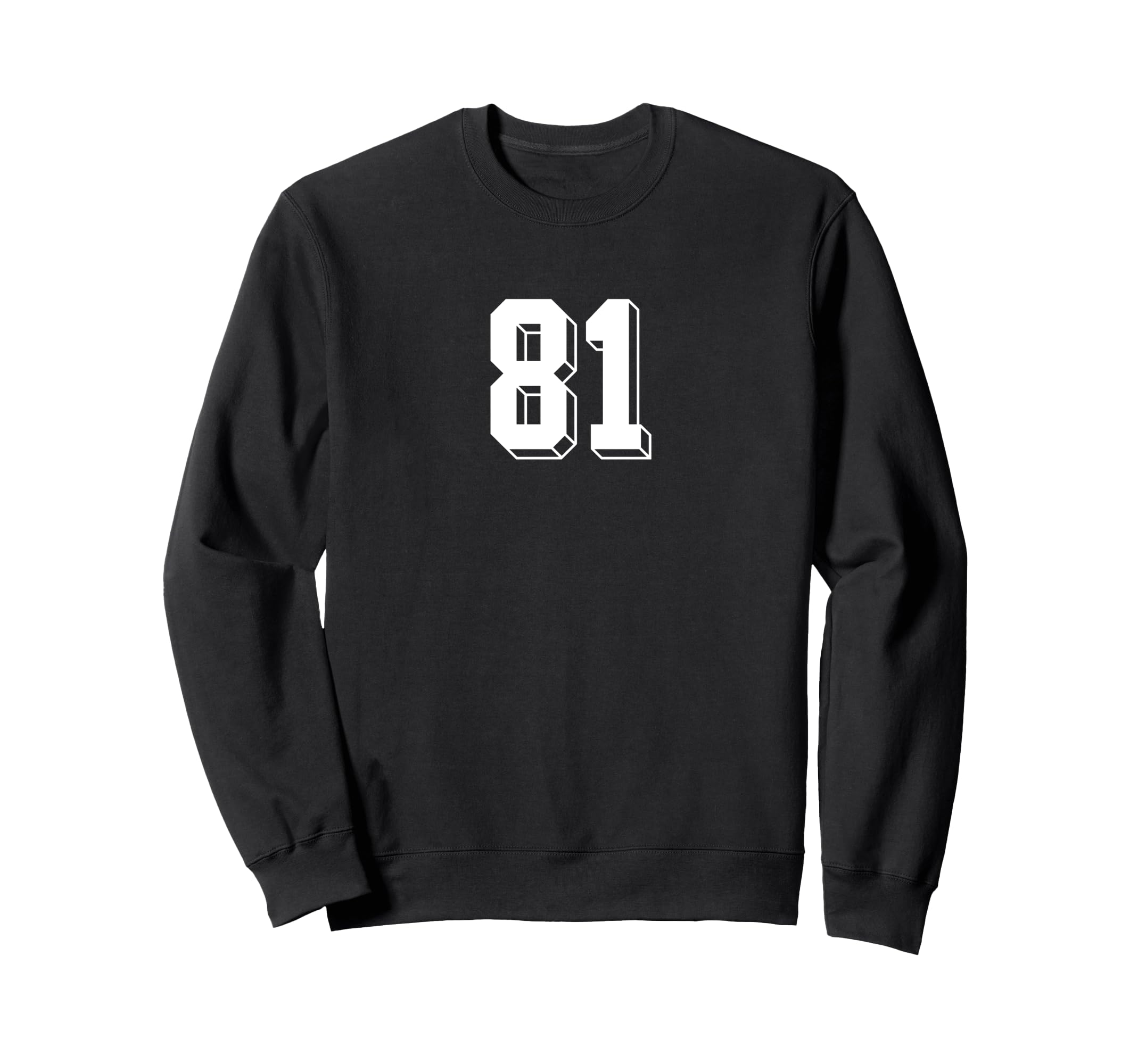 Number 81 80S 90S Soccer Team Sweatshirt - Fun Novelty Design Men Women - T-Shirt, Sweatshirt, Hoodie