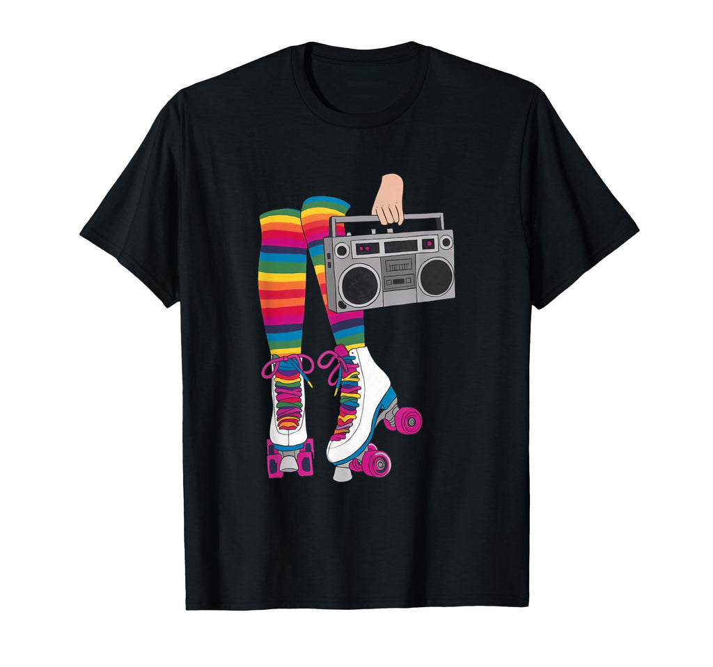 Rollerskates Roll Beat Funny 70S T-Shirt - Aesthetic Graphic for Adults - T-Shirt, Sweatshirt, Hoodie