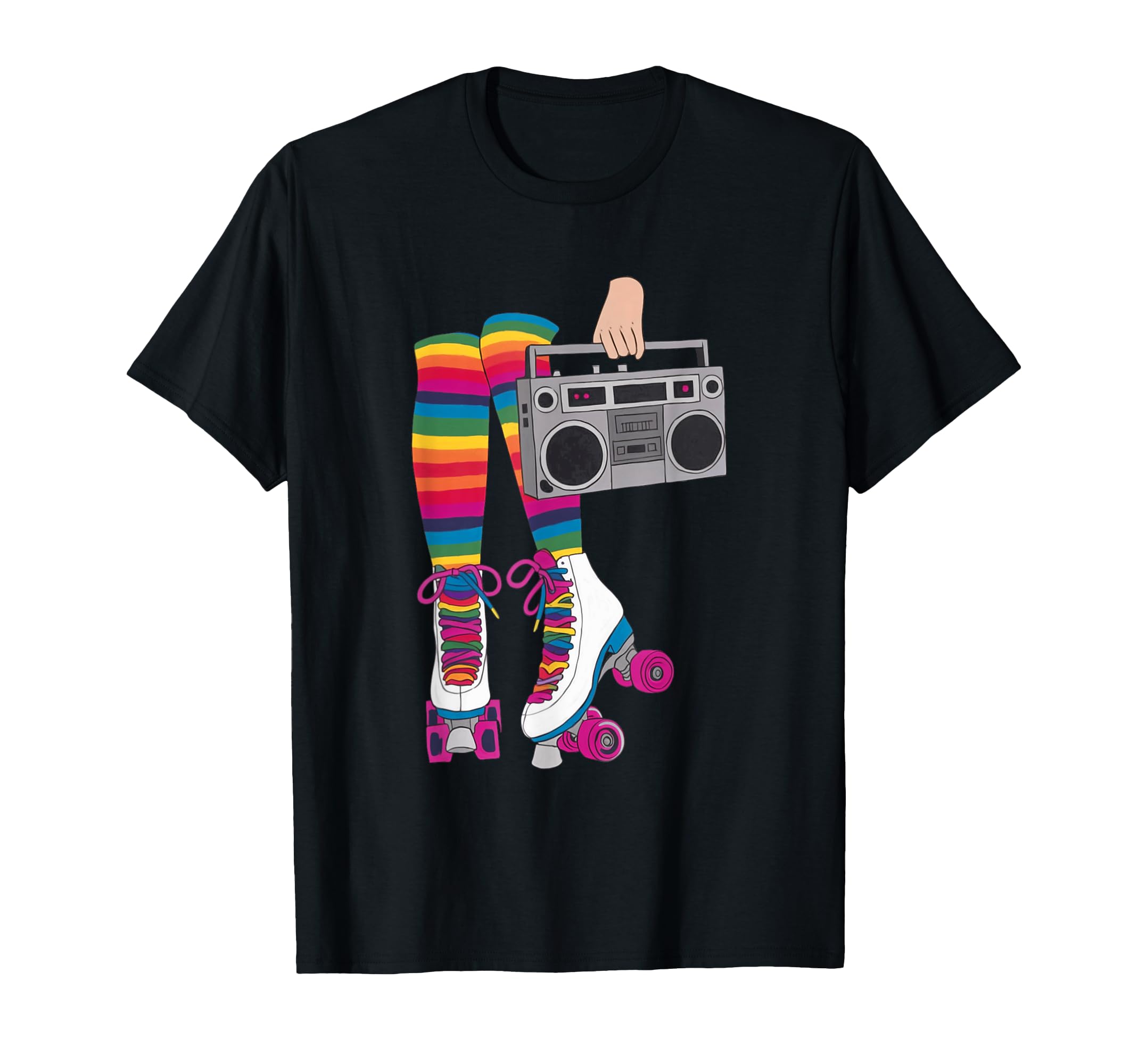 Rollerskates Roll Beat Funny 70S T-Shirt - Aesthetic Graphic for Adults - T-Shirt, Sweatshirt, Hoodie