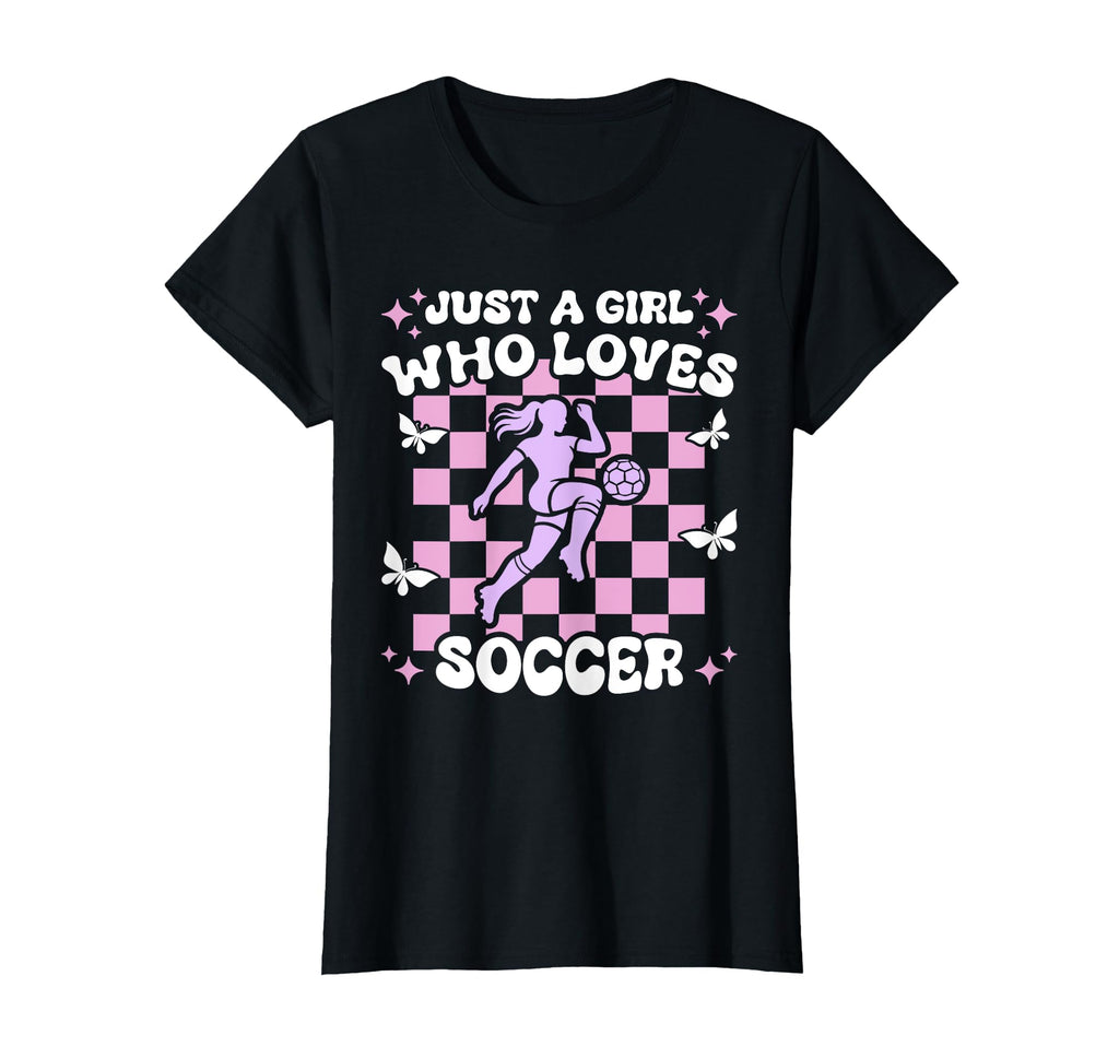 Just Who Loves Soccer Soccer T-Shirt - Trendy Graphic for Adults - T-Shirt, Sweatshirt, Hoodie