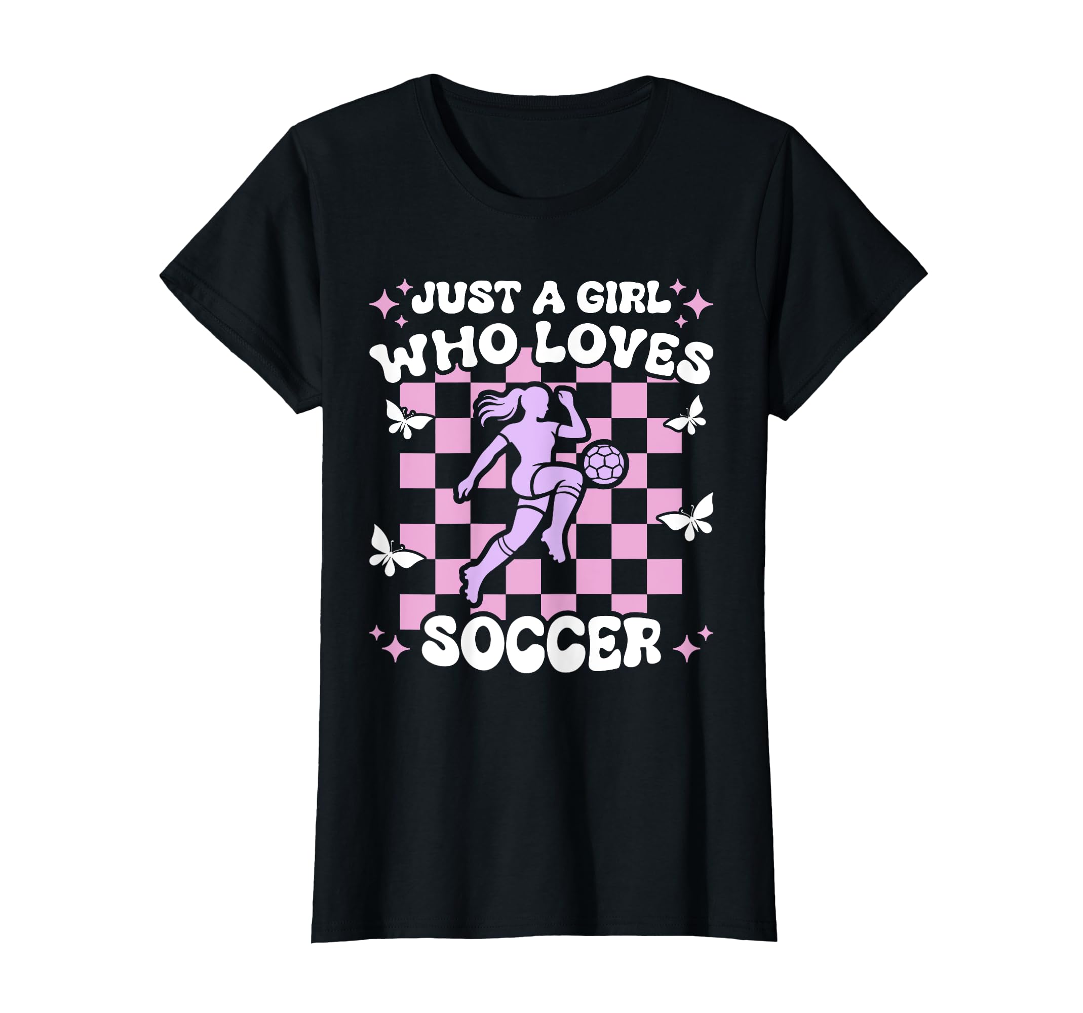 Just Who Loves Soccer Soccer T-Shirt - Trendy Graphic for Adults - T-Shirt, Sweatshirt, Hoodie