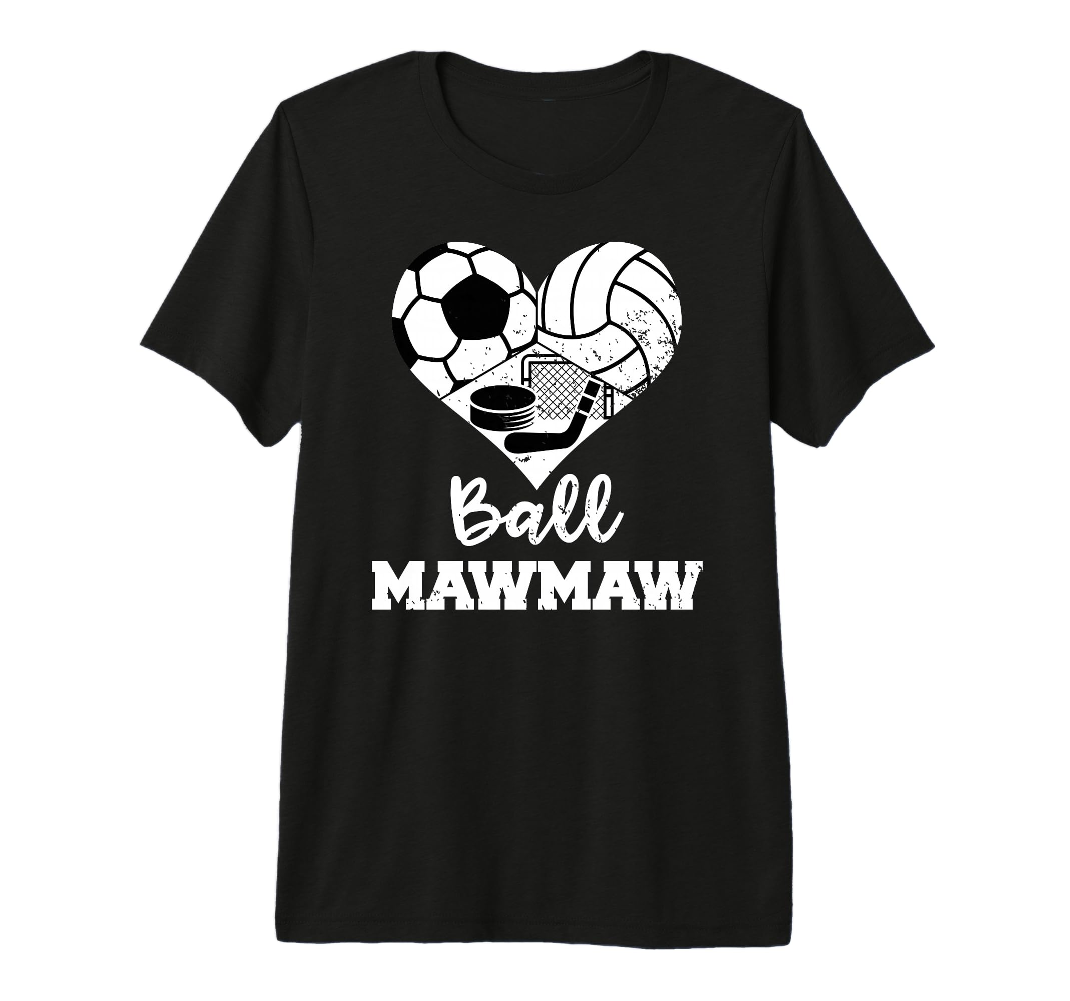 Ball Mawmaw Funny Soccer Volleyball T-Shirt - Minimalist Print Unisex - T-Shirt, Sweatshirt, Hoodie