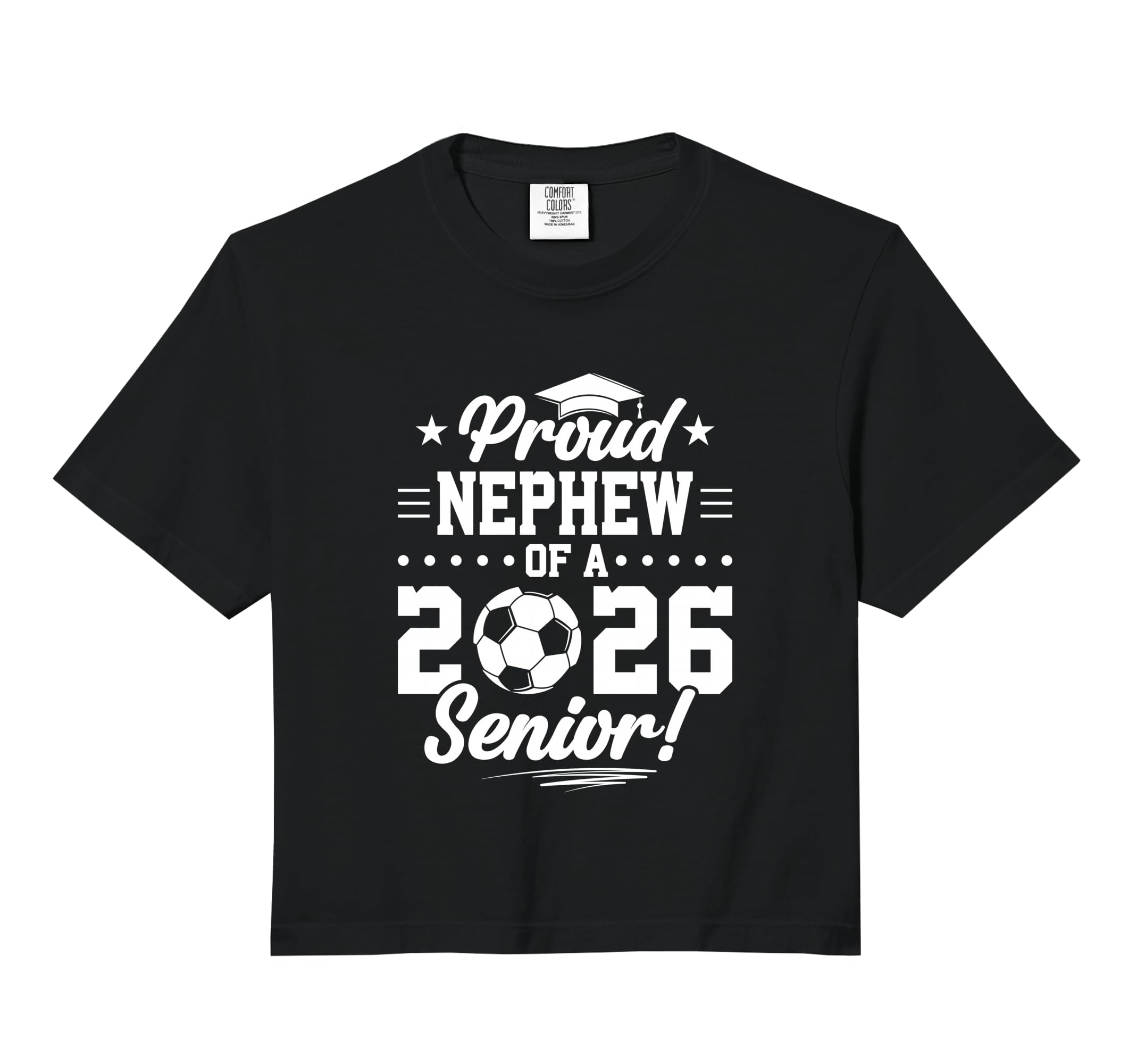 Proud Nephew 2026 Senior Soccer Sweatshirt - Minimalist Print Men Women - T-Shirt, Sweatshirt, Hoodie