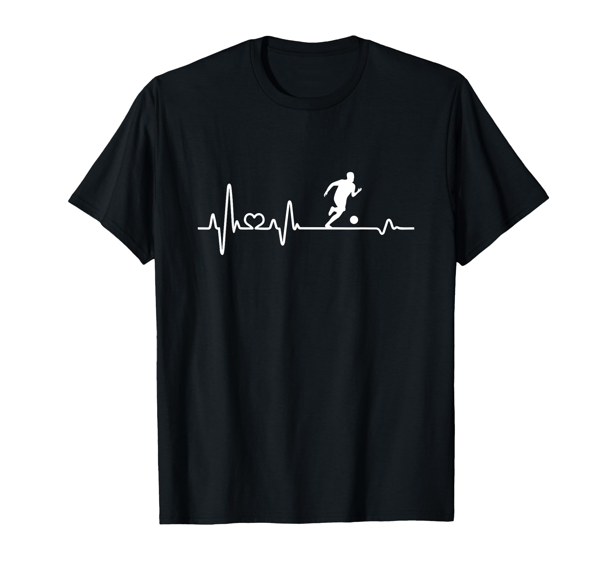 Soccer Player Heartbeat Soccer Children T-Shirt - Graphic Print Unisex - T-Shirt, Sweatshirt, Hoodie