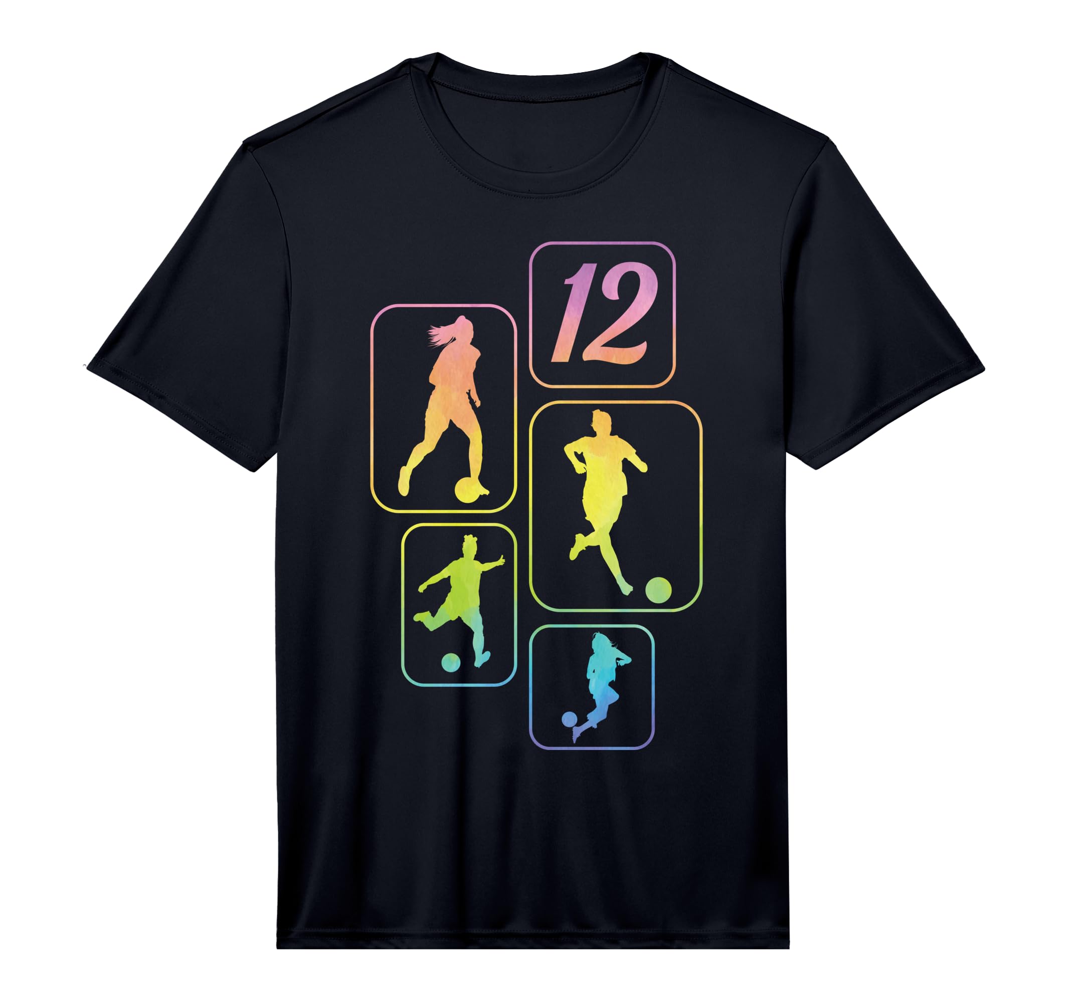 12Th Birthday Soccer Player T-Shirt - Aesthetic Graphic for Adults - T-Shirt, Sweatshirt, Hoodie