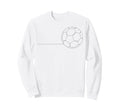 One Line Art Minimalist Soccer Coach Sweatshirt - Unique Graphic Unisex - T-Shirt, Sweatshirt, Hoodie