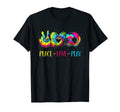 Tie Dye Soccer Teen Peace Love Play T-Shirt - Custom Art Print for Adults - T-Shirt, Sweatshirt, Hoodie
