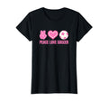 Peace Love Soccer Soccer Player Soccer T-Shirt - Graphic Print Unisex - T-Shirt, Sweatshirt, Hoodie