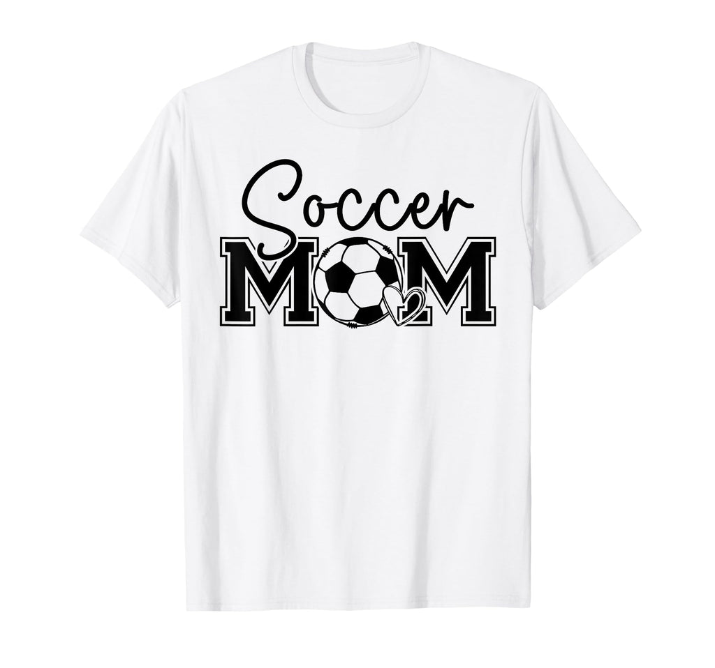Soccer Mom Heart Game Day Vibes Soccer T-Shirt - Fun Novelty Design Unisex - T-Shirt, Sweatshirt, Hoodie