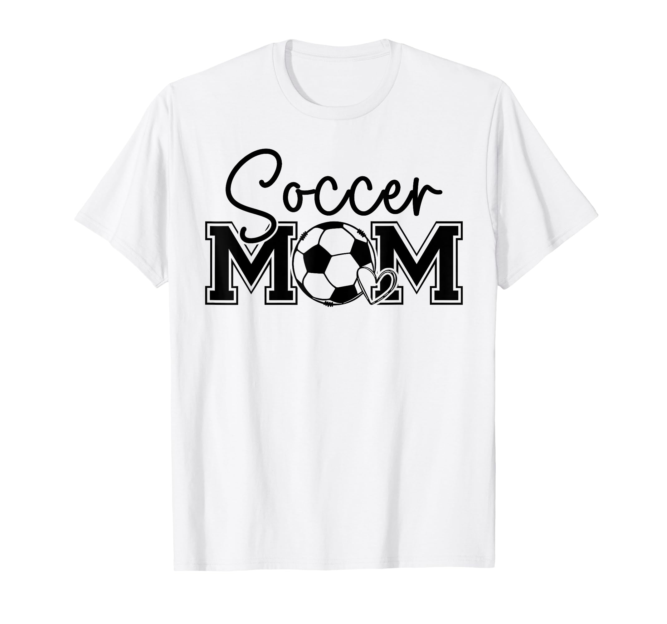 Soccer Mom Heart Game Day Vibes Soccer T-Shirt - Trendy Graphic Men Women - T-Shirt, Sweatshirt, Hoodie