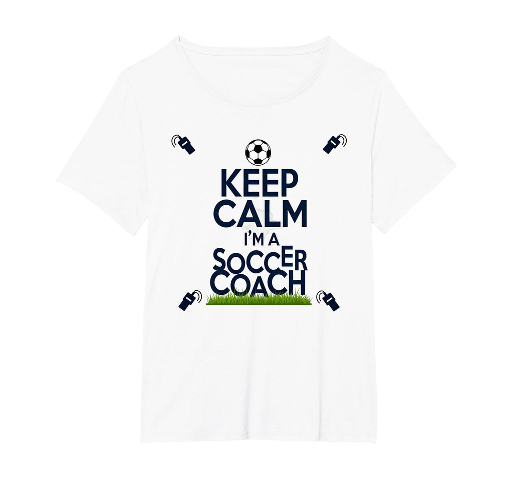 Keep Calm Im Soccer Coach Funny T-Shirt - Custom Art Print for Adults - T-Shirt, Sweatshirt, Hoodie