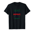 Eat Sleep Soccer Repeat Funny Sports T-Shirt - Custom Art Print for Adults - T-Shirt, Sweatshirt, Hoodie