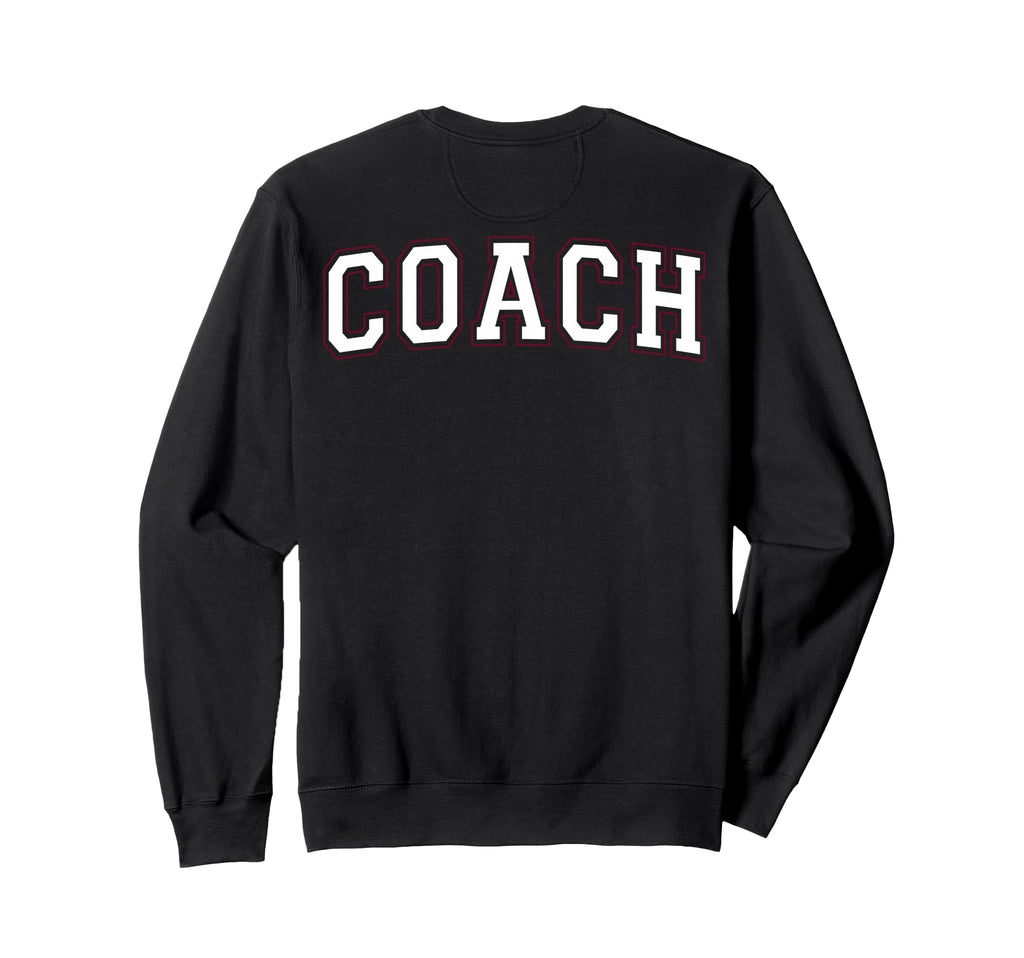 Coach Sports Trainer Varsity White And Sweatshirt - Novelty Apparel Unisex - T-Shirt, Sweatshirt, Hoodie