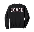 Coach Sports Trainer Varsity White And Sweatshirt - Novelty Apparel Unisex - T-Shirt, Sweatshirt, Hoodie